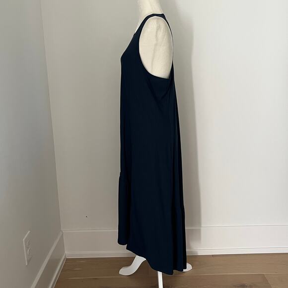 Sweaty Betty Ace Racerback Midi Dress Navy Large - Picture 4 of 7